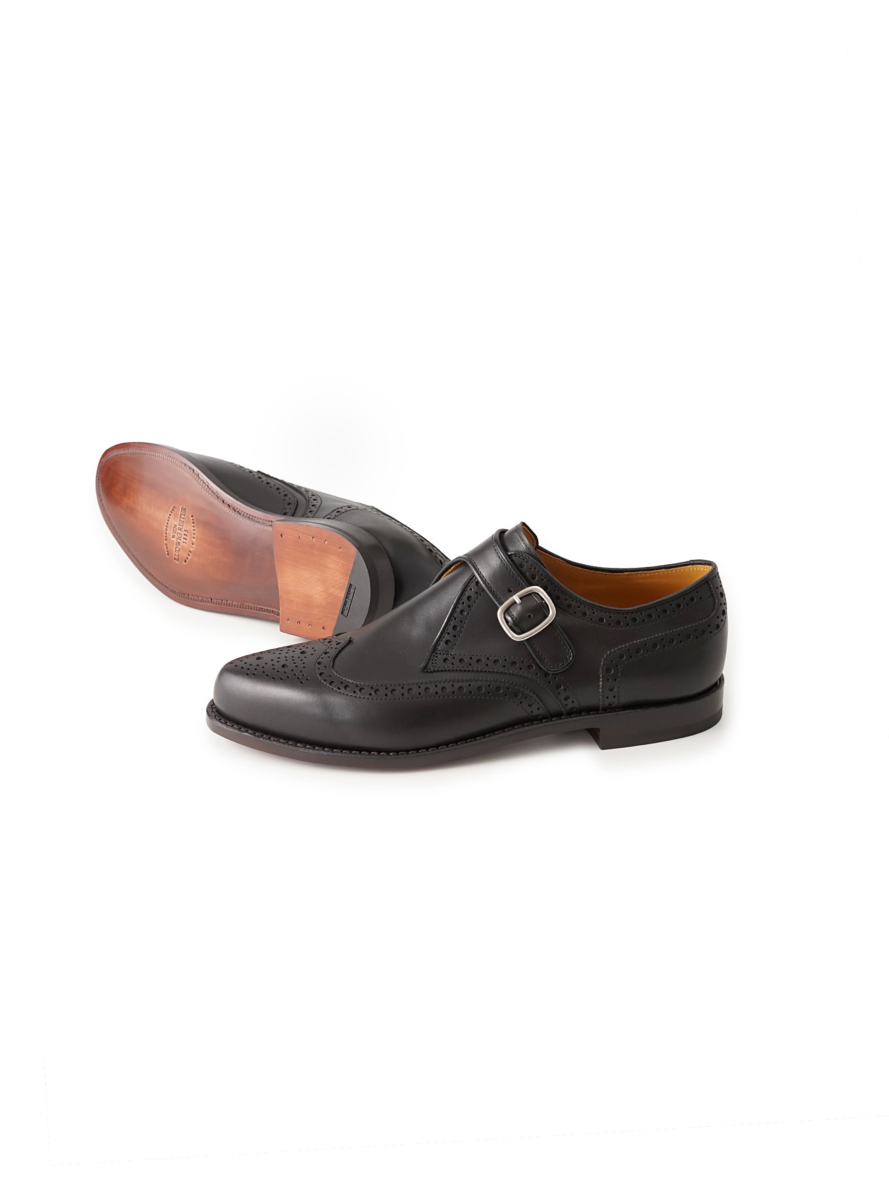 Espresso-colored single monk
